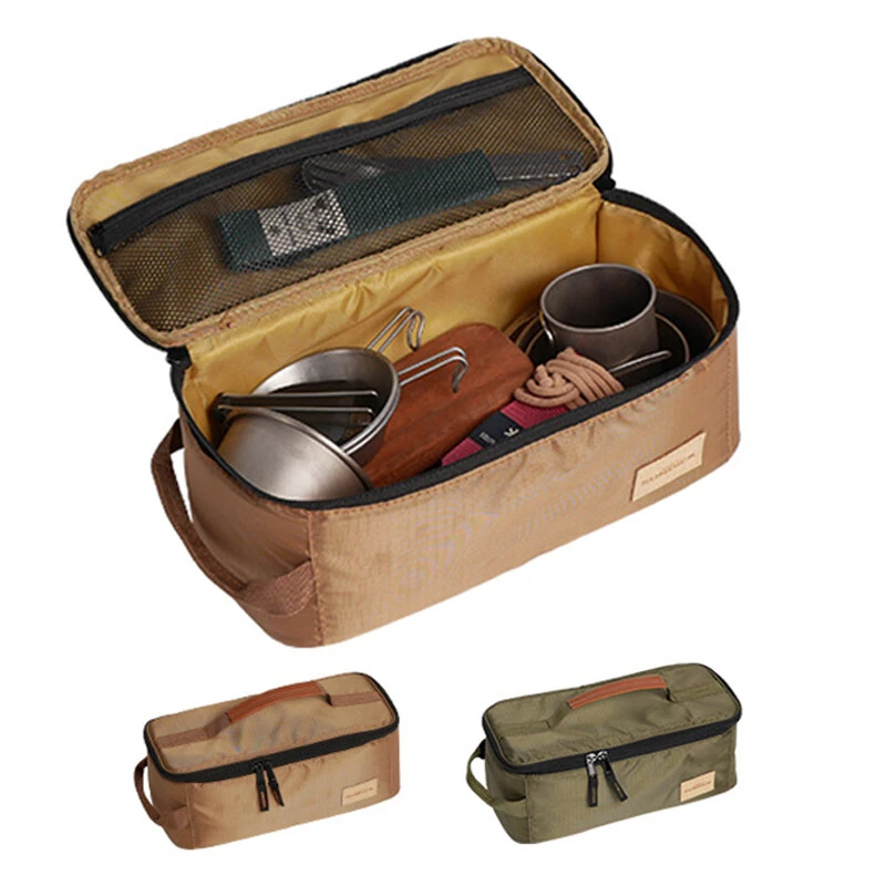 (image for) IPRee Large Capacity Light Weight Bag Picnics Travel Gadget Carring Out Shower Box Camping Storage Bag Outdoor Tablewares Bag